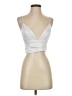 Superdown 100% Polyester Silver Tank Top Size XS - photo 1