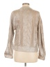 Pistola 100% Cotton Metallic Silver Pullover Sweater Size M - photo 2