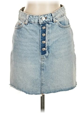 Zara Denim Skirt (view 1)