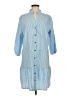 Assorted Brands Checkered-gingham Blue Casual Dress Size M (estimated) - photo 1