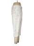 Basic Editions 100% Cotton Stars White Casual Pants Size L - photo 4