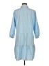 Assorted Brands Checkered-gingham Blue Casual Dress Size M (estimated) - photo 2