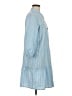 Assorted Brands Checkered-gingham Blue Casual Dress Size M (estimated) - photo 4