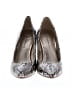 Bandolino Animal Print Silver Tan Heels Size 6 - photo 2