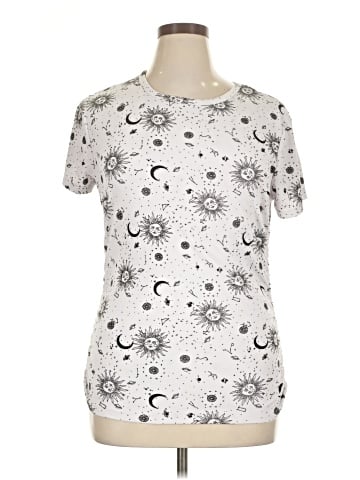Orange Kiss Short Sleeve Blouse (view 1)