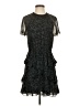 Madewell 100% Polyester Animal Print Gray Cocktail Dress Size 2 - photo 1