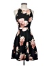 Soprano Floral Black Cocktail Dress Size XS - photo 1