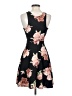 Soprano Floral Black Cocktail Dress Size XS - photo 2