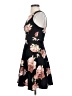 Soprano Floral Black Cocktail Dress Size XS - photo 5