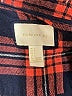 Forever 21 100% Cotton Plaid Red Long Sleeve Button-Down Shirt Size L - photo 7