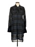 BCBGMAXAZRIA Plaid Gray Casual Dress Size XXS - photo 1
