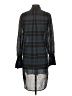 BCBGMAXAZRIA Plaid Gray Casual Dress Size XXS - photo 2
