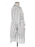 Passport 100% Rayon Stripes Silver 3/4 Sleeve Blouse Size XL - photo 4