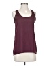 Soprano 100% Polyester Burgundy Sleeveless Top Size S - photo 1