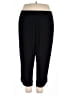 Dennis by Dennis Basso Solid Black Casual Pants Size 3X - photo 1