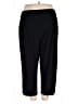 Dennis by Dennis Basso Solid Black Casual Pants Size 3X - photo 2