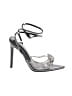 Unbranded Silver Heels Size 7 - photo 1