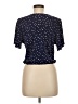 ASTR The Label 100% Polyester Stars Blue Short Sleeve Blouse Size M - photo 2