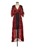 Unbranded 100% Rayon Red Cocktail Dress Size S - photo 1