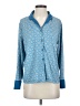 Flora Nikrooz Blue Long Sleeve Blouse Size S - photo 1