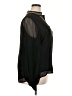 J. Peterman 100% Viscose Black Long Sleeve Blouse Size XXL - photo 4