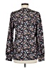 Assorted Brands Floral Black Long Sleeve Blouse Size M - photo 2