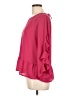 Krazy Kat 100% Polyester Pink 3/4 Sleeve Blouse Size L - photo 5