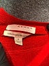 Kenar 100% Merino Red Wool Sweater Size M - photo 7