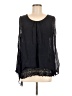 Giusy 100% Silk Black Blouse Size M - photo 1