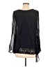 Giusy 100% Silk Black Blouse Size M - photo 2