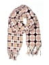 Unbranded Plaid Pink Burgundy Scarf One size - photo 1