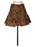 Lulus 100% Polyester Animal Print Brown Casual Skirt Size XS - photo 1