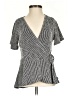 Caution to the Wind Gray Short Sleeve Blouse Size XS (estimated) - photo 1