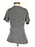 Caution to the Wind Gray Short Sleeve Blouse Size XS (estimated) - photo 2