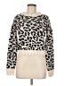 Fashion Nova 100% Acrylic Animal Print Ivory Pullover Sweater Size M - photo 1