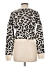Fashion Nova 100% Acrylic Animal Print Ivory Pullover Sweater Size M - photo 2