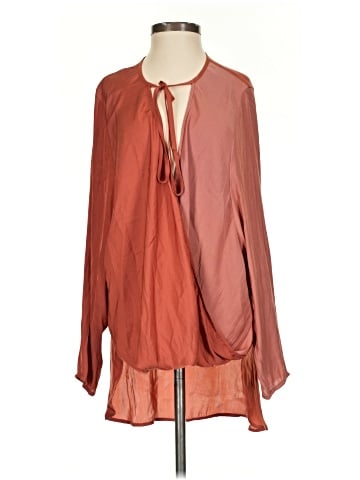Silence and Noise Long Sleeve Blouse (view 1)