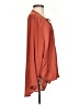 Silence and Noise 100% Polyester Burgundy Long Sleeve Blouse Size S - photo 4