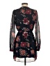 Lulus 100% Polyester Floral Black Cocktail Dress Size S - photo 2