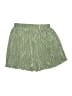 Unbranded 100% Polyester Stripes Green Shorts Size L - photo 2