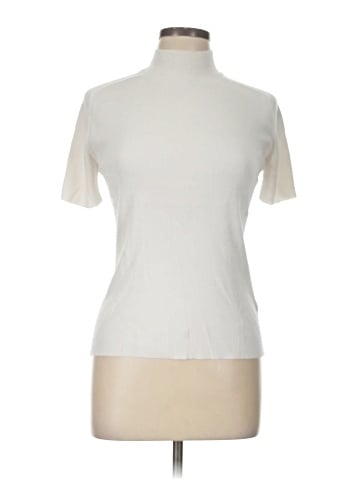 Lafayette 148 New York Short Sleeve Turtleneck (view 1)