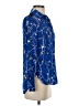 Rag & Bone 100% Viscose Stars Blue Long Sleeve Blouse Size XS - photo 4