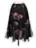 Komarov 100% Polyester Floral Black Formal Skirt Size Lg (3) - photo 2