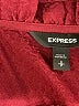Express Burgundy Long Sleeve Blouse Size S - photo 7