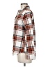 Weatherproof Plaid Brown Long Sleeve Button-Down Shirt Size M - photo 5
