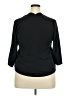 Assorted Brands 100% Polyester Black 3/4 Sleeve Blouse Size XXL (estimated) - photo 2