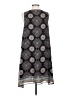 Max Studio 100% Polyester Paisley Gray Casual Dress Size S - photo 2