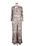 Jorge Perez Animal Print Brown Jumpsuit Size 1X - photo 2