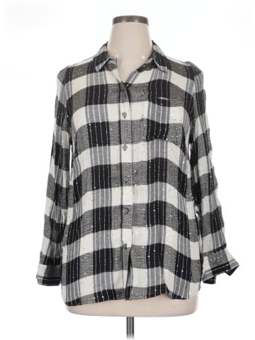 Style&Co 3/4 Sleeve Button-Down Shirt (view 1)