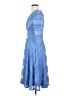 Sangria Blue Cocktail Dress Size 4 - photo 5
